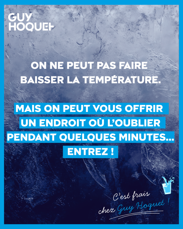 Opération solidaire : "C'est frais chez Guy Hoquet", pendant les fortes chaleurs